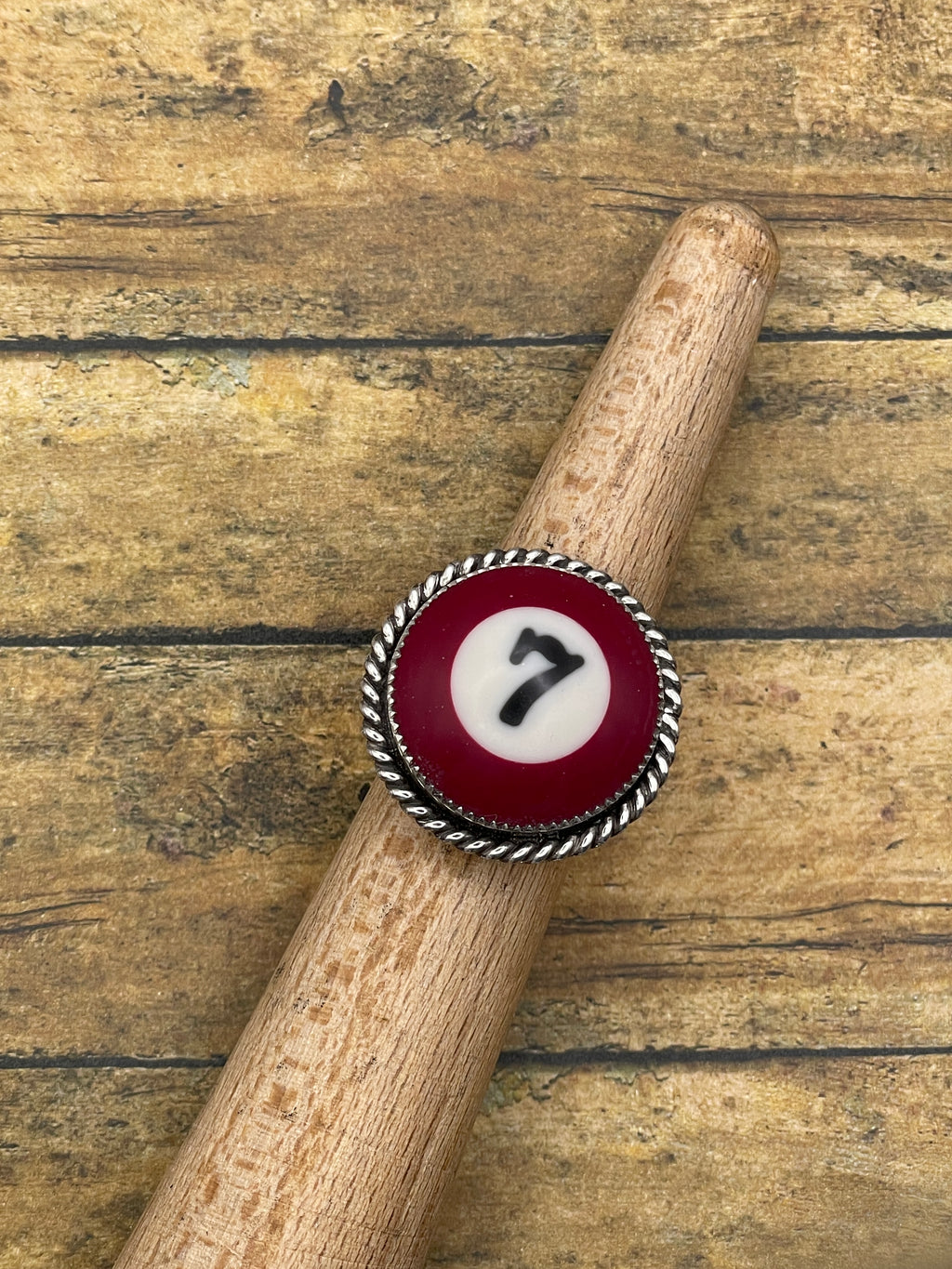 Seven-Billiard Ball #7 Ring