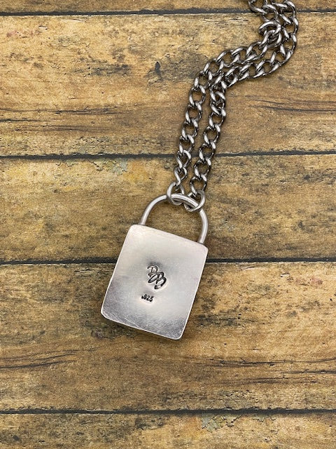 Scout-Vintage Billiard #8-Ball Lock Pendant