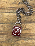 Stuart-Billiard Ball Lucky #7 Lock Pendant