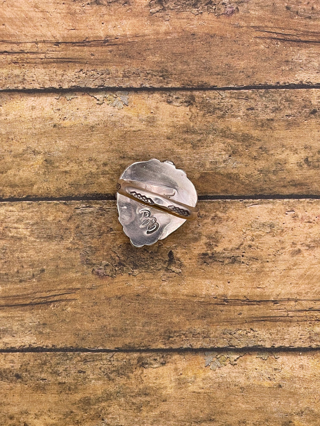Jane-Larimar Heart Ring