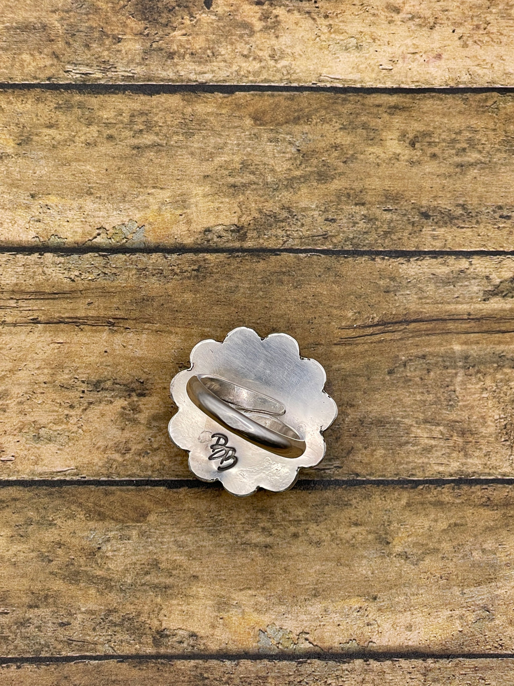Sabryna-Billiard 8-Ball Ring with Chain Detail