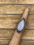 Gianna-Rainbow Moonstone Statement Ring