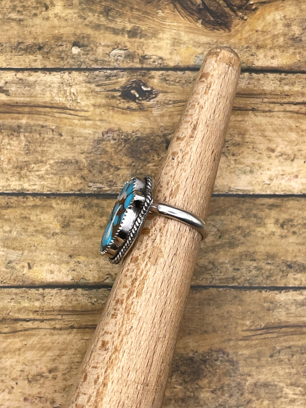 Brian-Turquoise Rolling Stones Ring