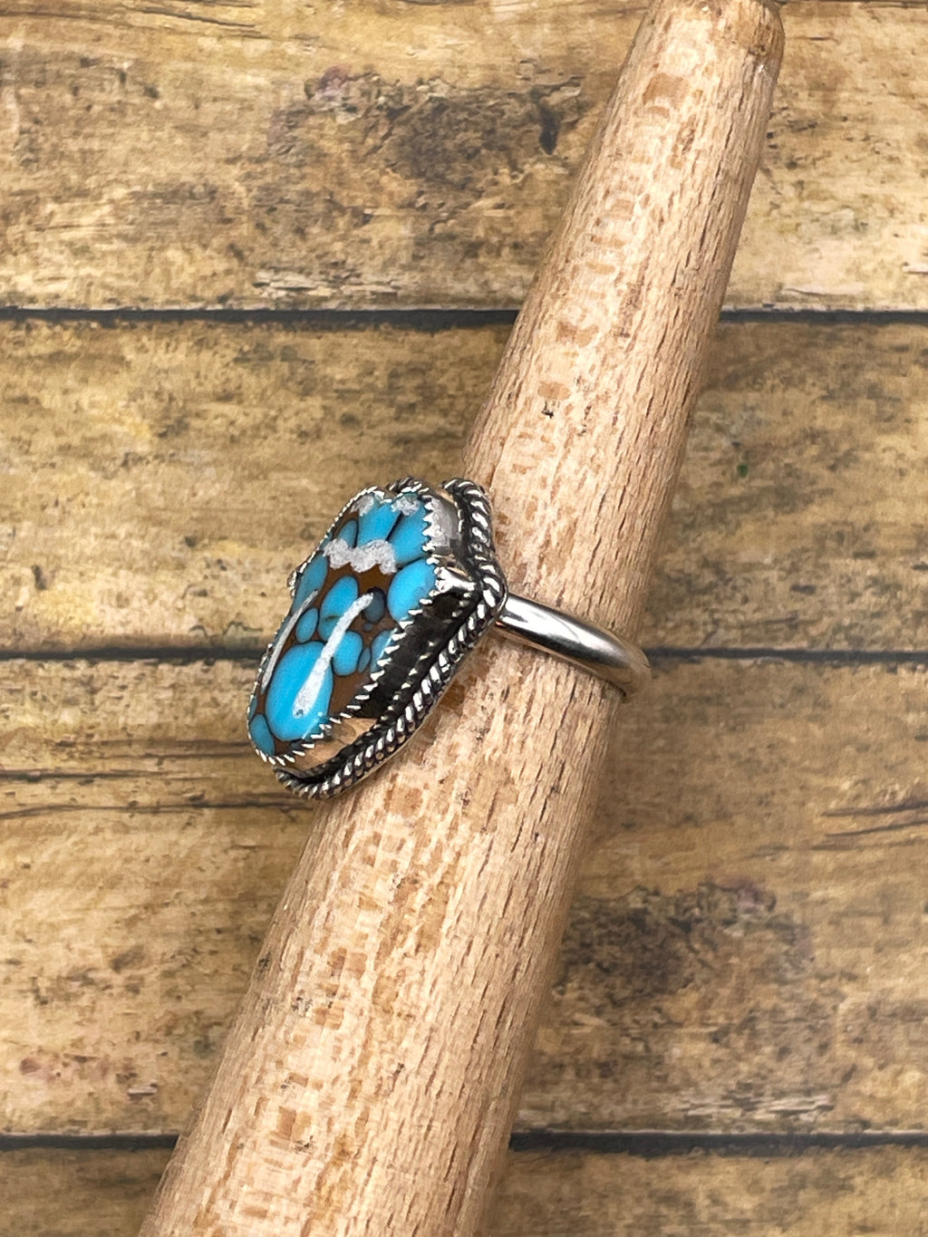 Brian-Turquoise Rolling Stones Ring