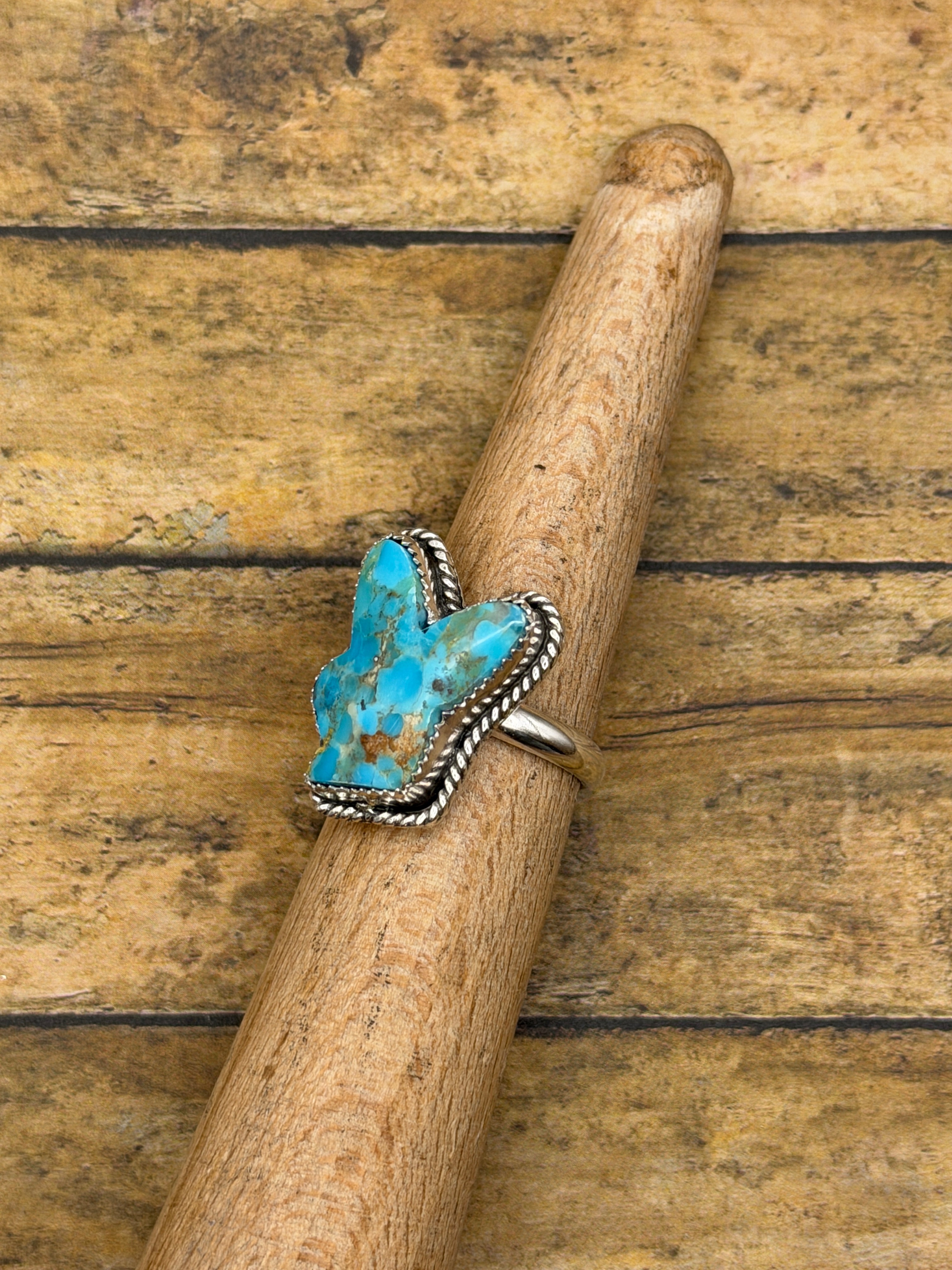 Babe-Turquoise Playboy Bunny Ring