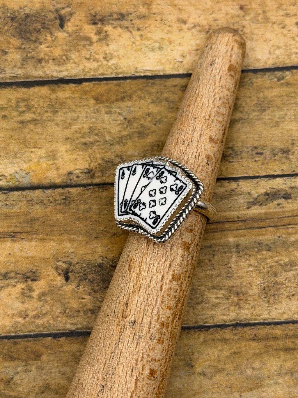 Poker-Trustone Dead Man's Hand Poker Playing Card Ring