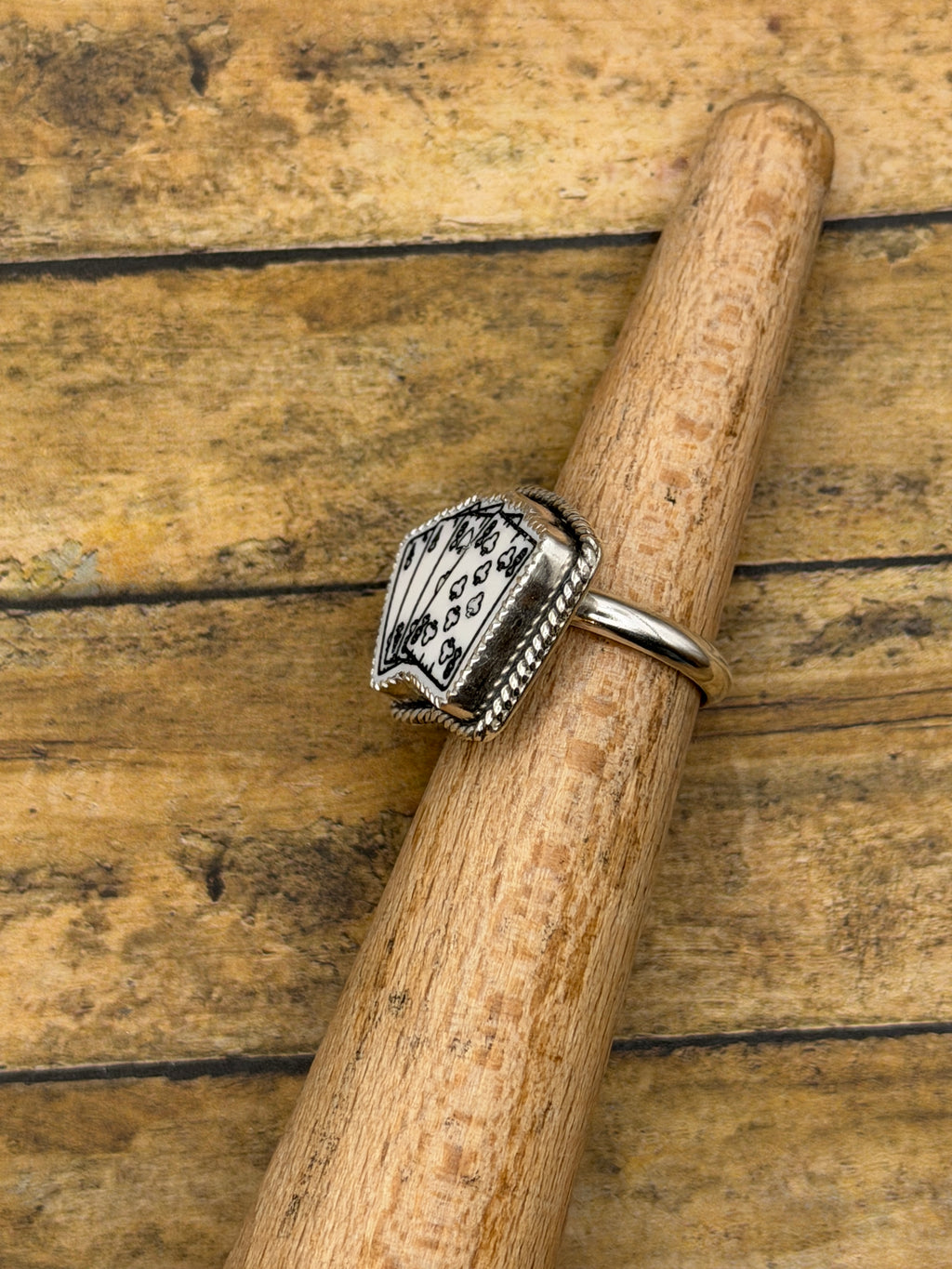 Poker-Trustone Dead Man's Hand Poker Playing Card Ring