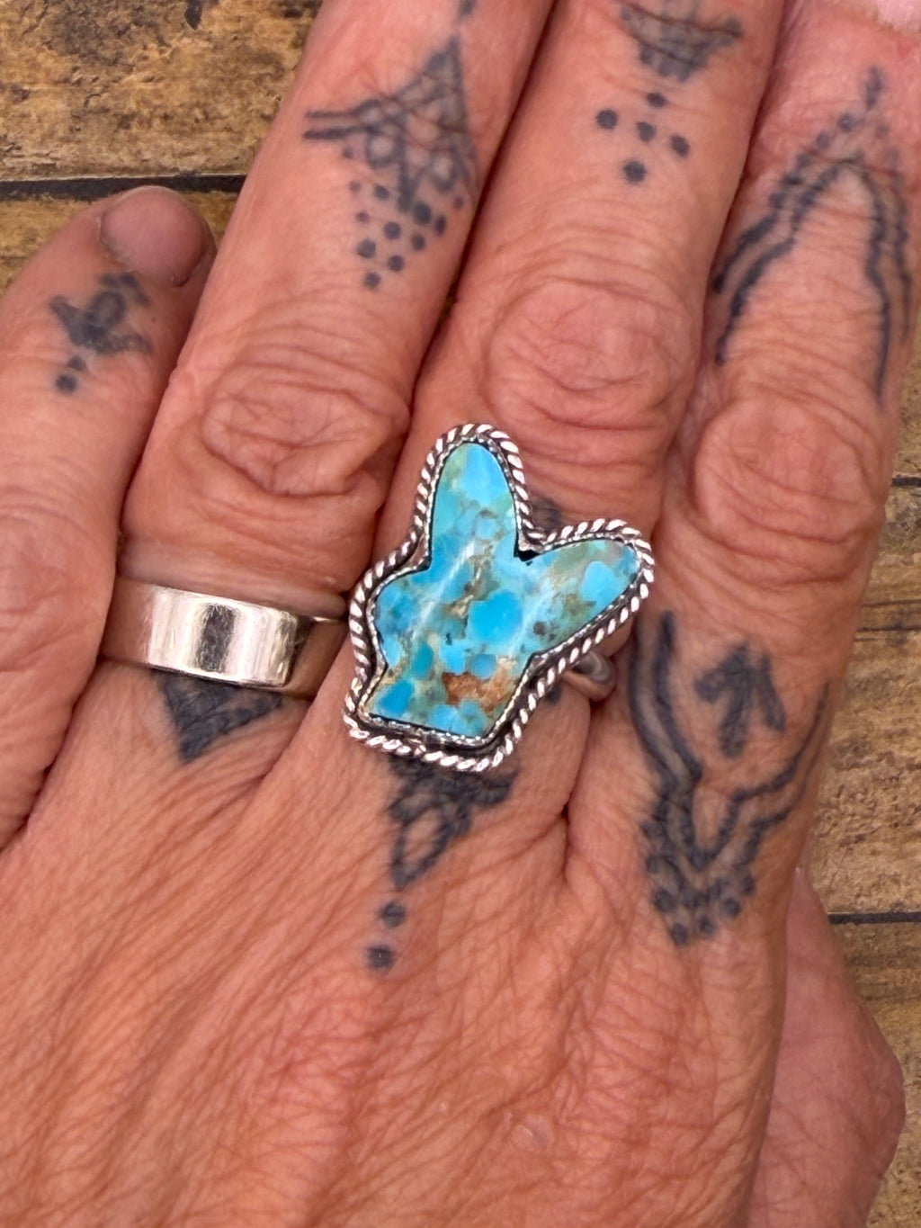 Babe-Turquoise Playboy Bunny Ring