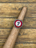 Sammie-Vintage Billiard Ball Lucky #7 Heart Ring