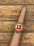 Slater-Vintage Billiard Ball #13 Heart Ring