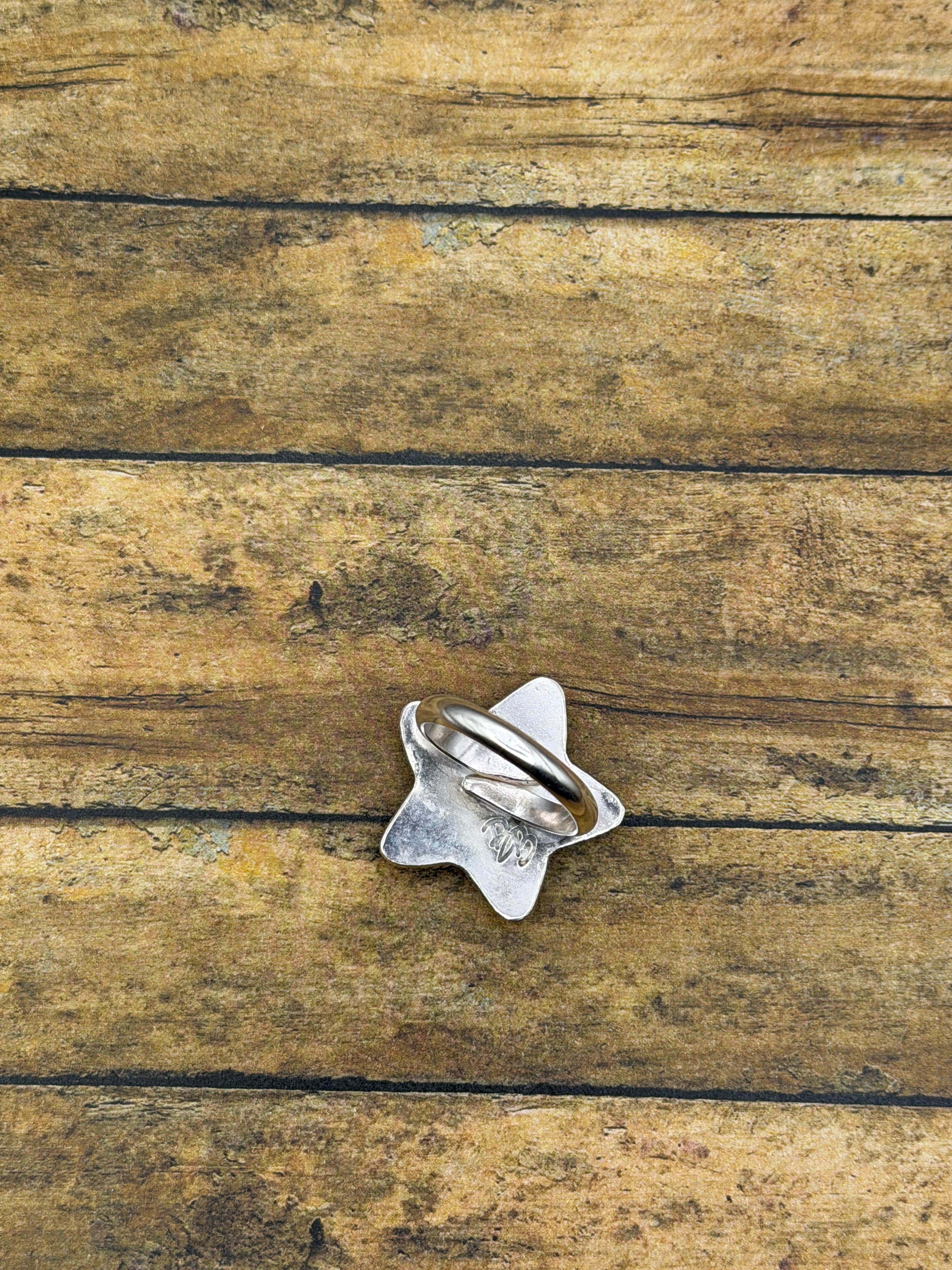 Rory-Bloody Basin Jasper Trustone Boho Star Statement Ring