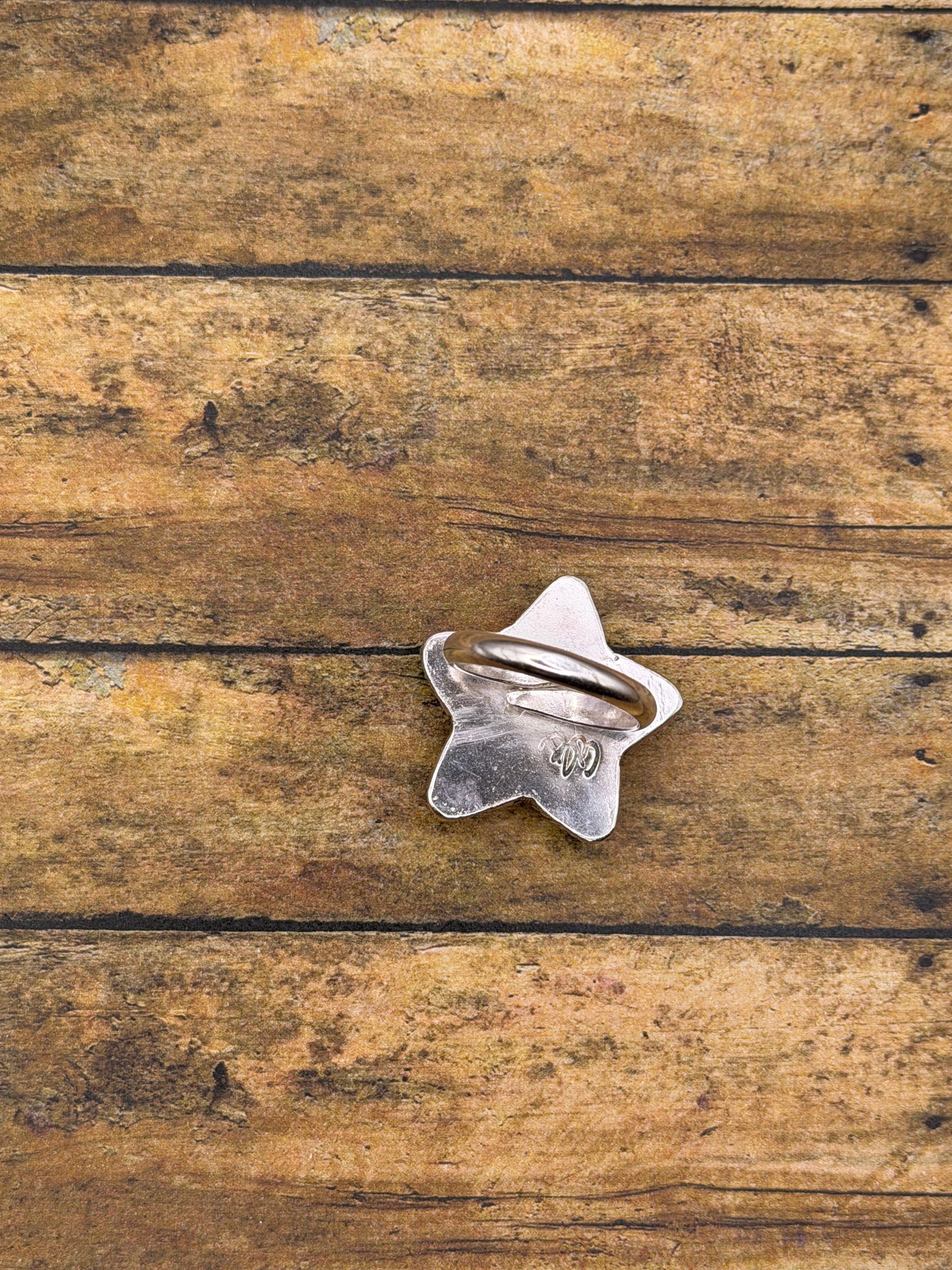 Bella-Turquoise Boho Star Statement Ring