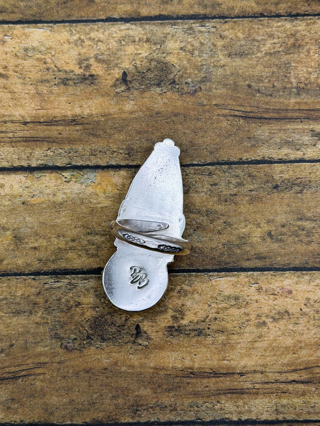 Alysia-White Buffalo Turquoise and Turquoise Double Gemstone Ring