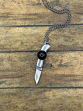 Drake-Mini Knife with Onyx Accent Pendant