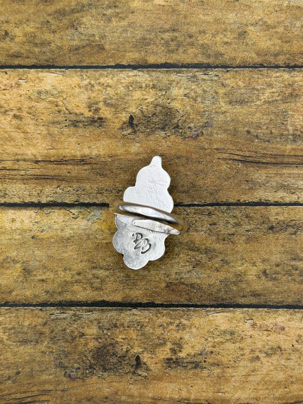 Ella-Pink Chalcedony Teardrop Ring with Chain Detail