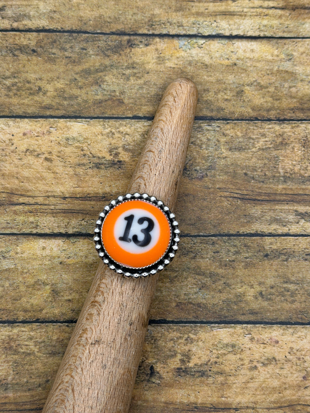 Sonni-Billiard Ball #13 Ring