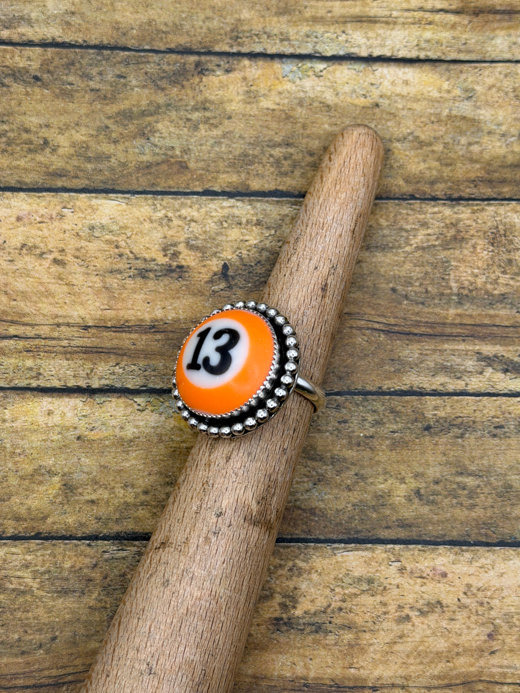 Sonni-Billiard Ball #13 Ring