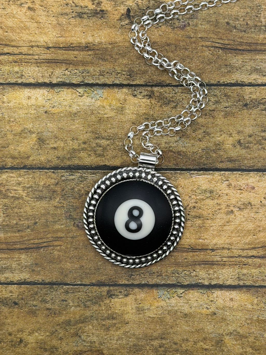 Sydney-Vintage Billiard #8-Ball Pendant