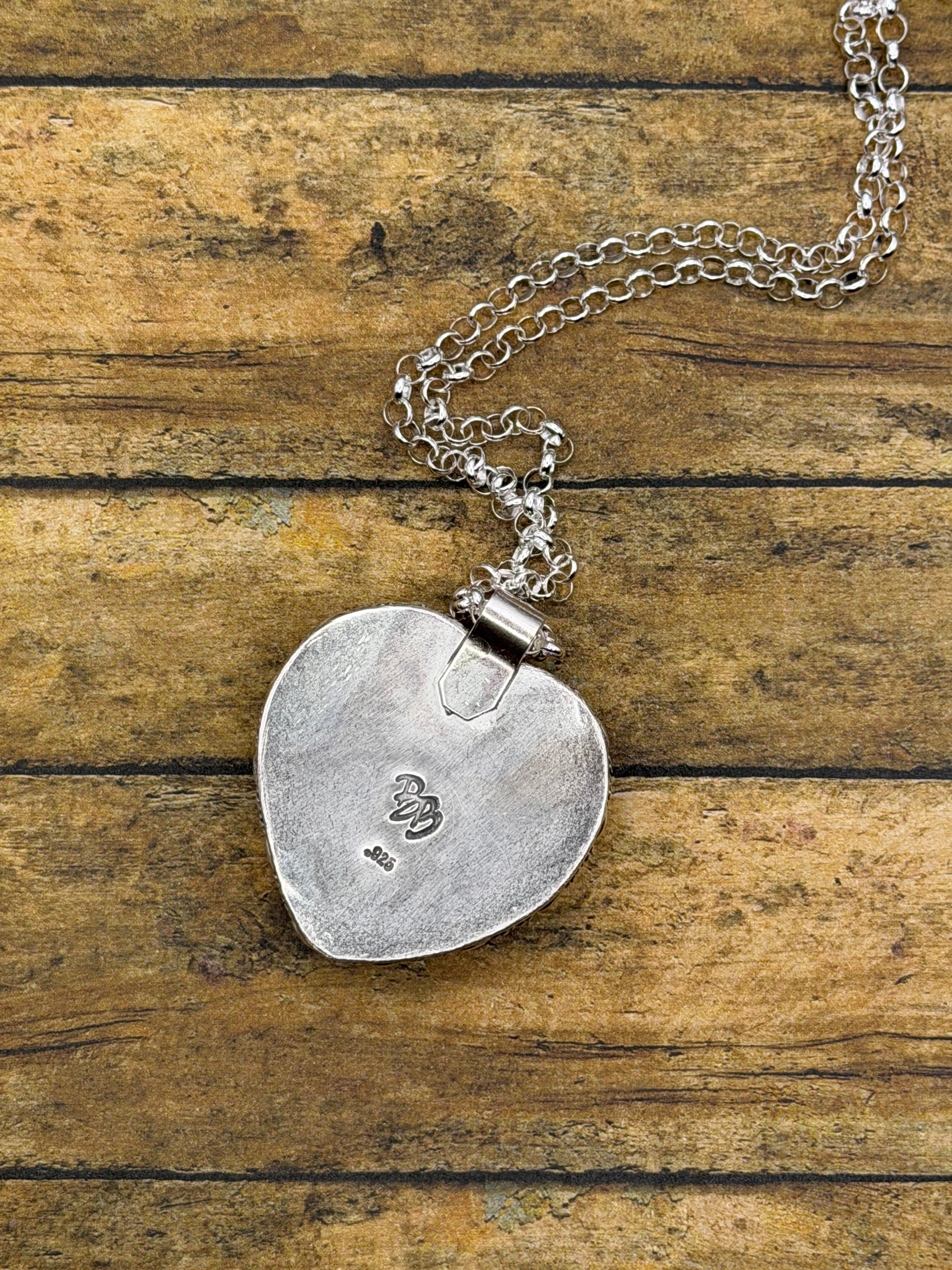 Scotty-Unique Pink Billiard 8-Ball Heart Pendant