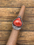 Cameron-Spiny Oyster Statement Ring
