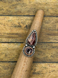 Gina-Mexican Fire Opal Double Stone Statement Ring