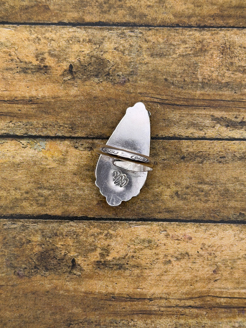 Britney-Kingman Turquoise Statement Ring | Sterling Silver | Southwestern Jewelry