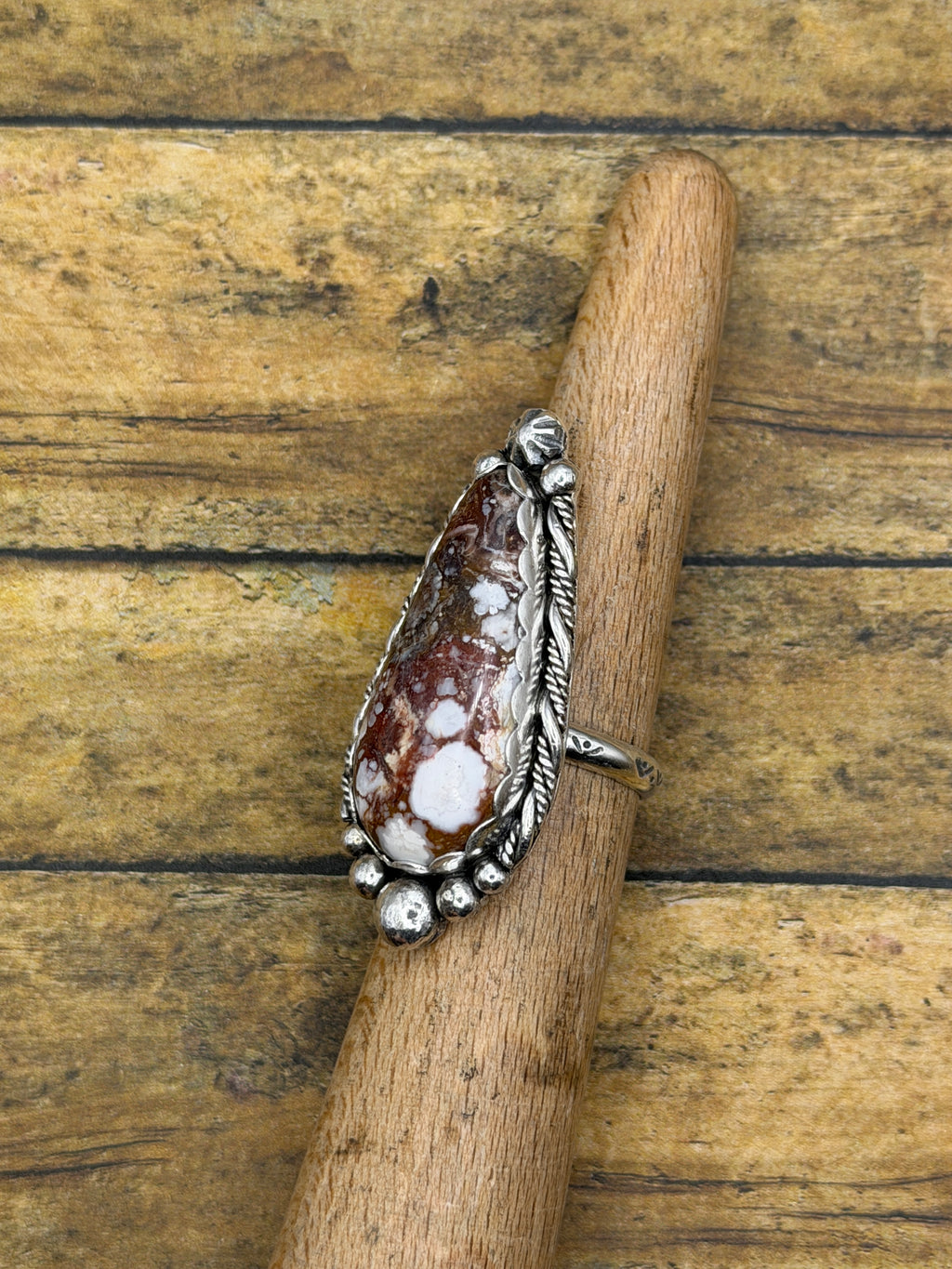Ginny-Wild Horse Large Boho Statement Ring | Sterling Silver | Southwestern Jewelry