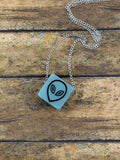 Trent-Alien Green Gambling Dice Pendant