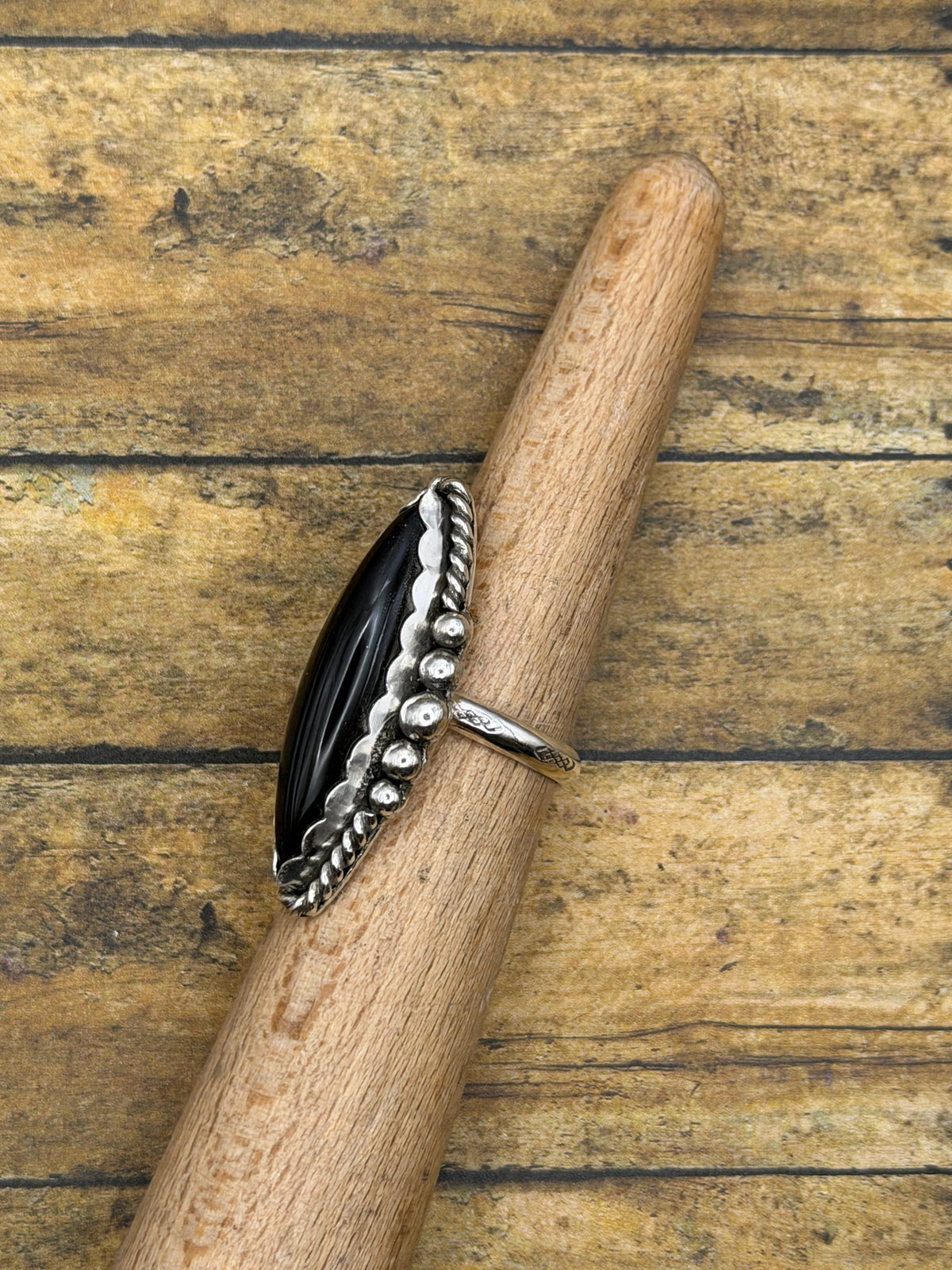 Destiny-Black Onyx Marquise Statement Ring