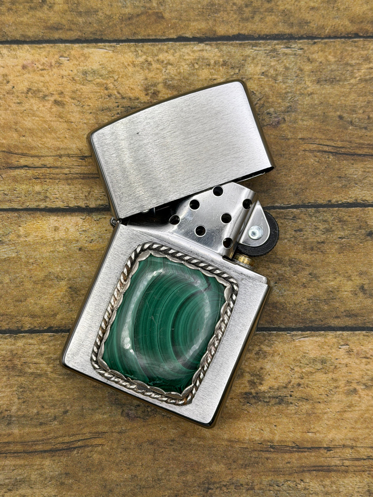 Collin – Malachite Zippo Lighter | Western Accessory | Rock & Roll Style