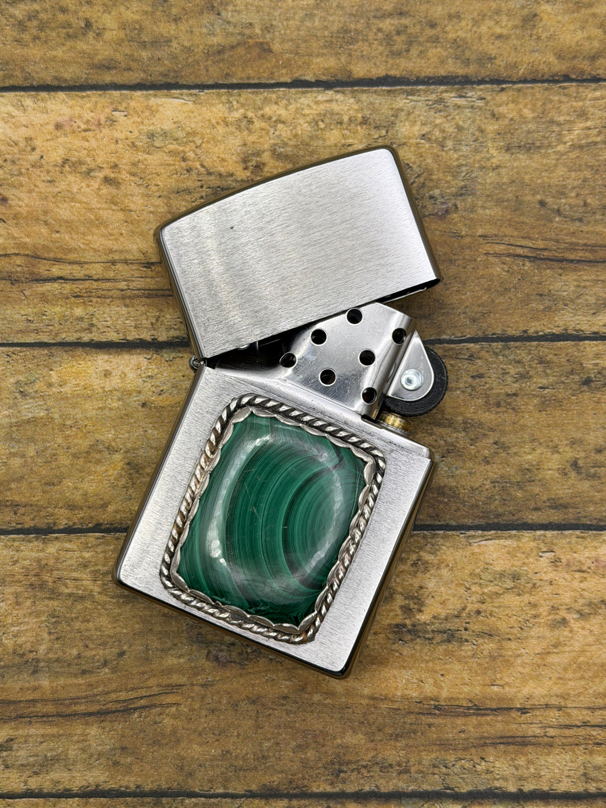 Collin – Malachite Zippo Lighter | Western Accessory | Rock & Roll Style