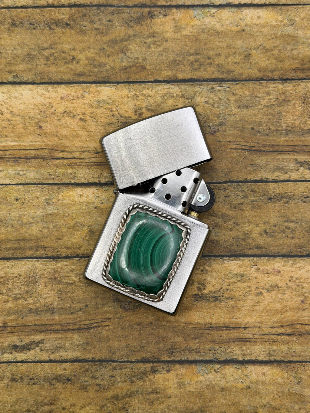 Collin – Malachite Zippo Lighter | Western Accessory | Rock & Roll Style