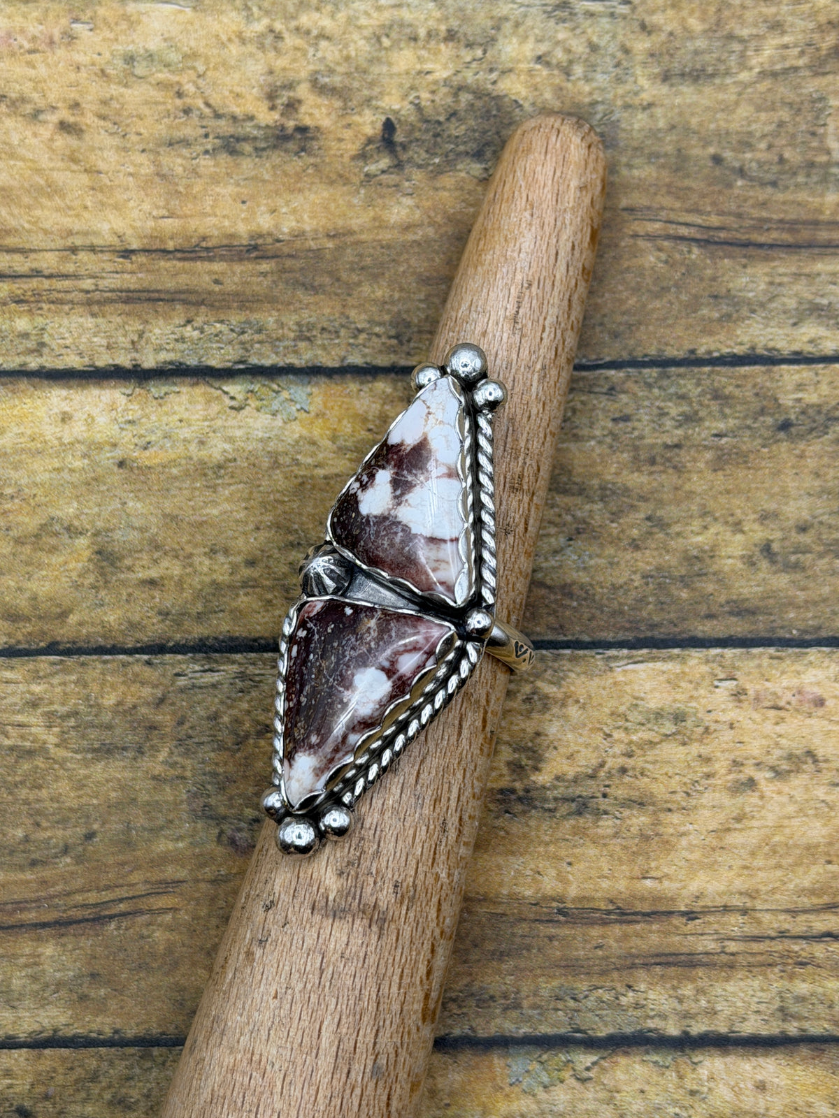 Giselle – Wild Horse Double Gemstone Ring | Sterling Silver | Southwestern Jewelry
