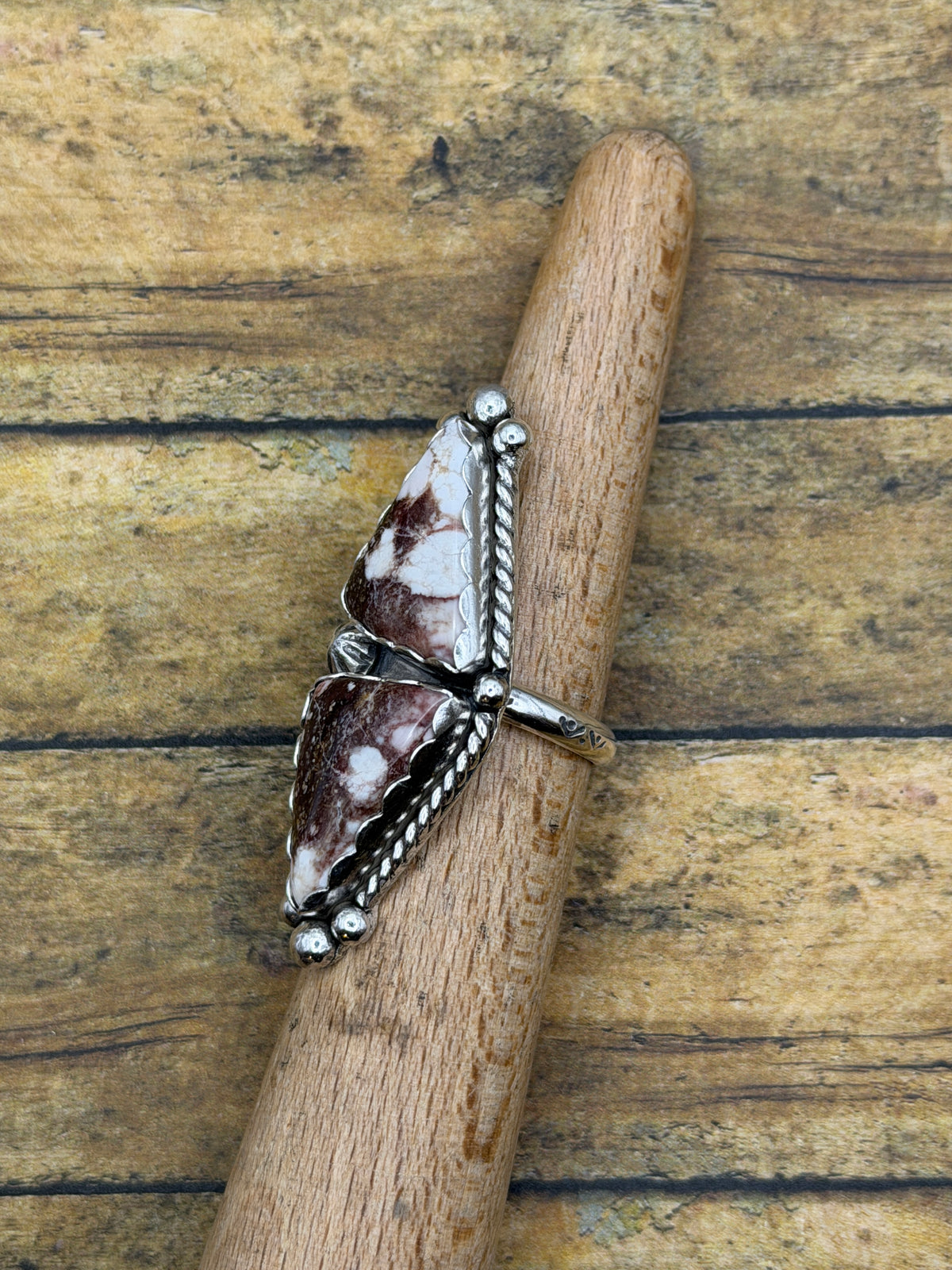 Giselle – Wild Horse Double Gemstone Ring | Sterling Silver | Southwestern Jewelry