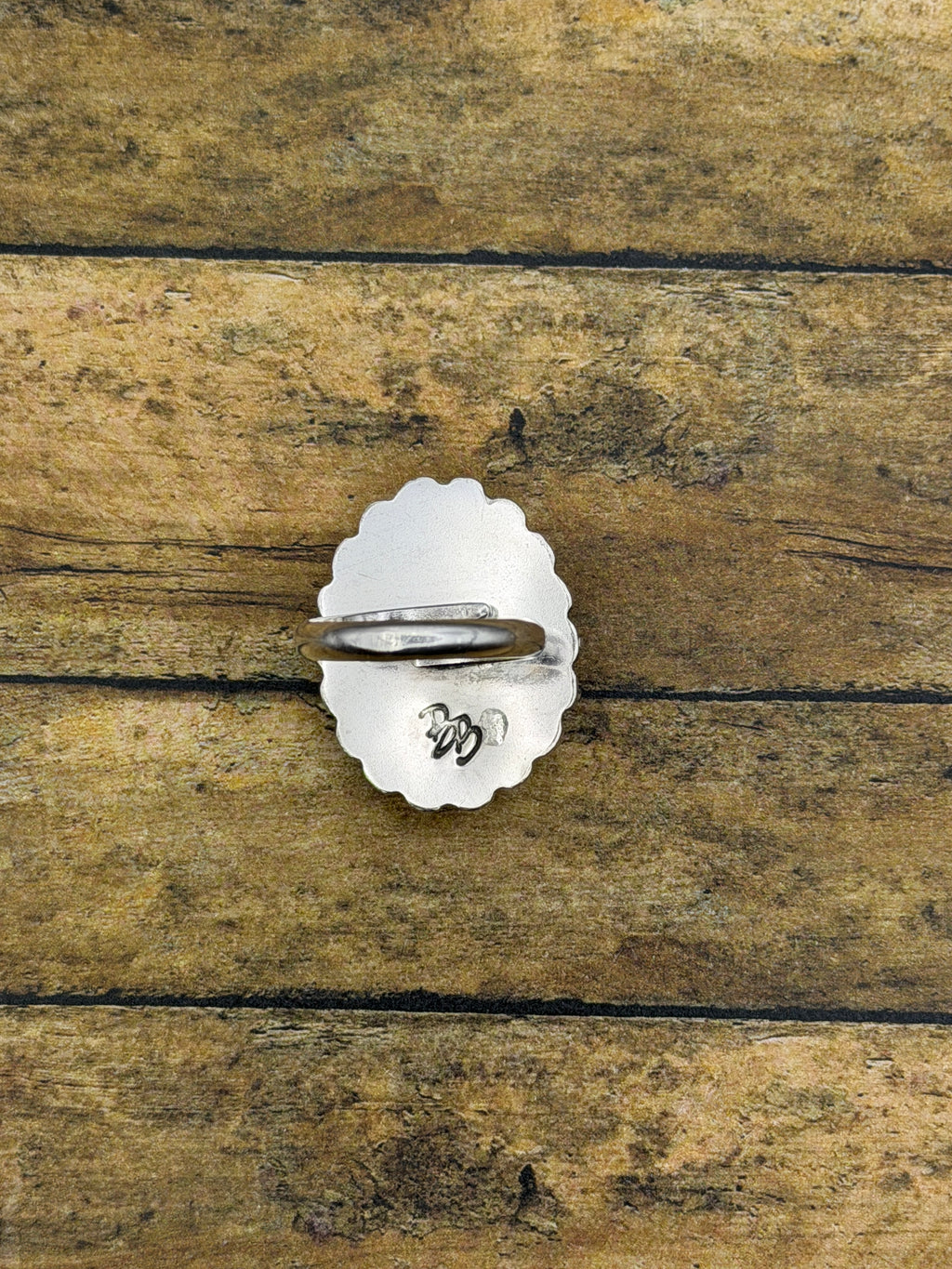 Frankie – Rose Quartz Oval Statement Ring with Flower Detail | Sterling Silver | Boho Jewelry