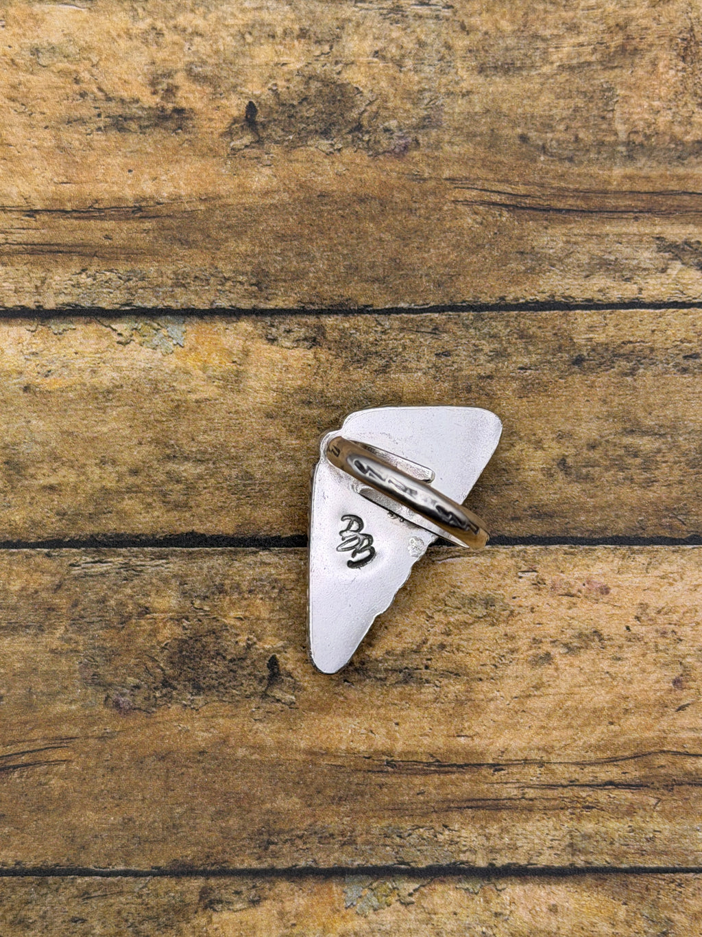 Aiden – White Buffalo Turquoise Lightning Bolt Ring | Sterling Silver | Southwestern Jewelry