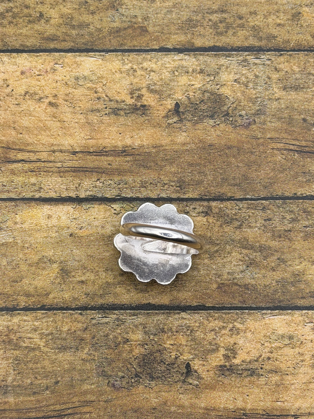 Siena – Cotton Candy Trustone 8-Ball Ring | Sterling Silver | Rockabilly Jewelry