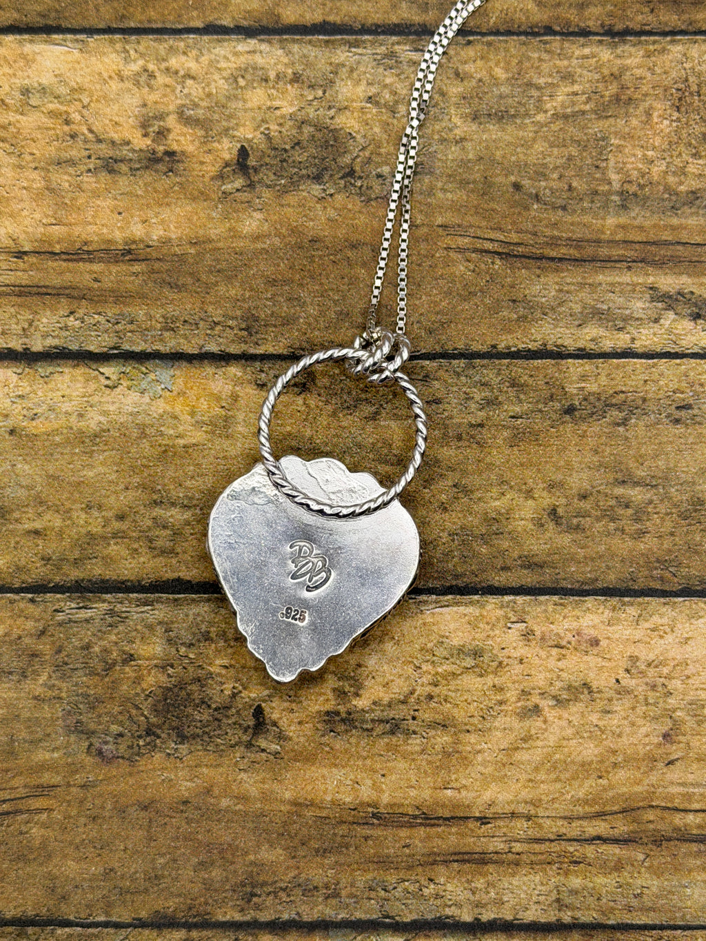 Amari – White Buffalo Turquoise Heart Pendant | Sterling Silver | Southwestern Jewelry