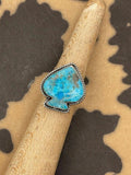 Blaze-Kingman Turquoise Spade Ring