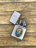 Connor-Zippo Lighter with Spiny Oyster Turquoise Gemstone