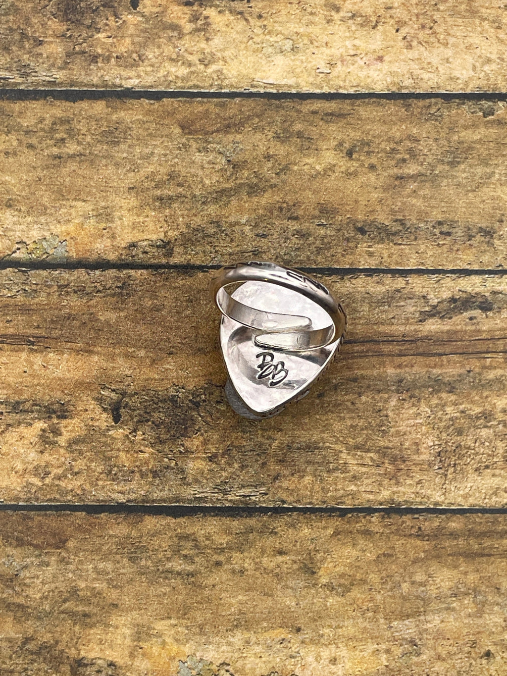 Winona-Black Scorpion in Pink Heart Ring