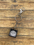 Harley-Keychain with Jumbo Harley Davidson Dice