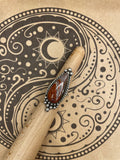 Fiona-Crazy Lace Agate Teardrop Ring