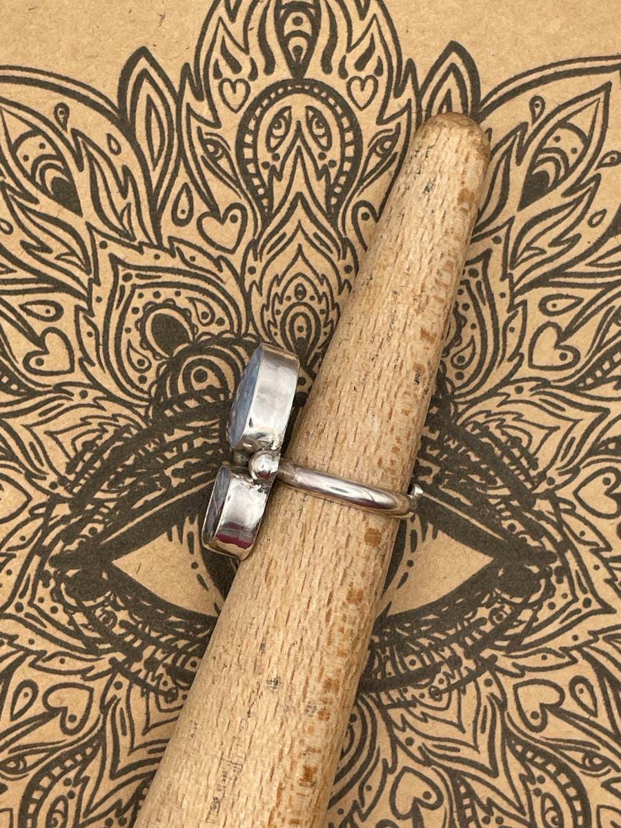 Jamie-Boulder Opal Double Gemstone Ring