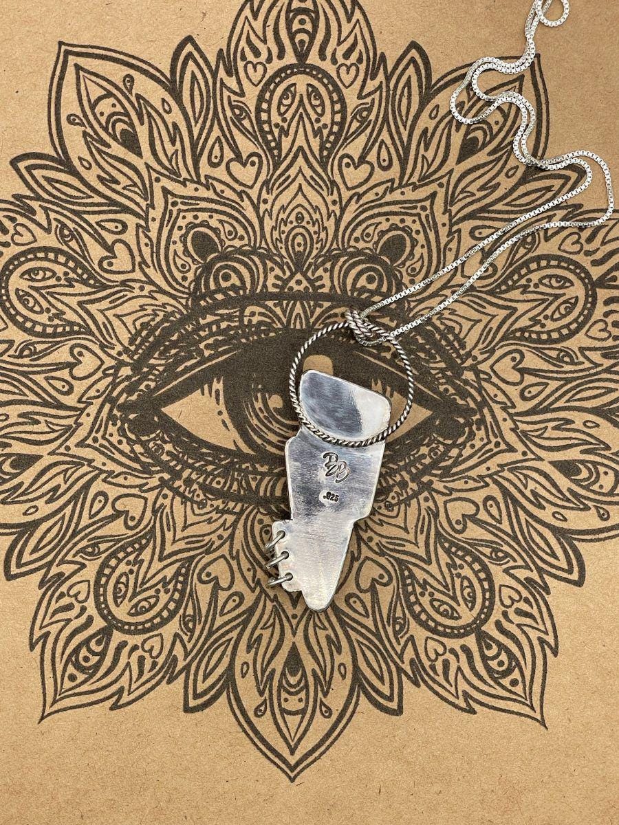 Kenzie-Aurora Opal Lightning Bolt Pendant