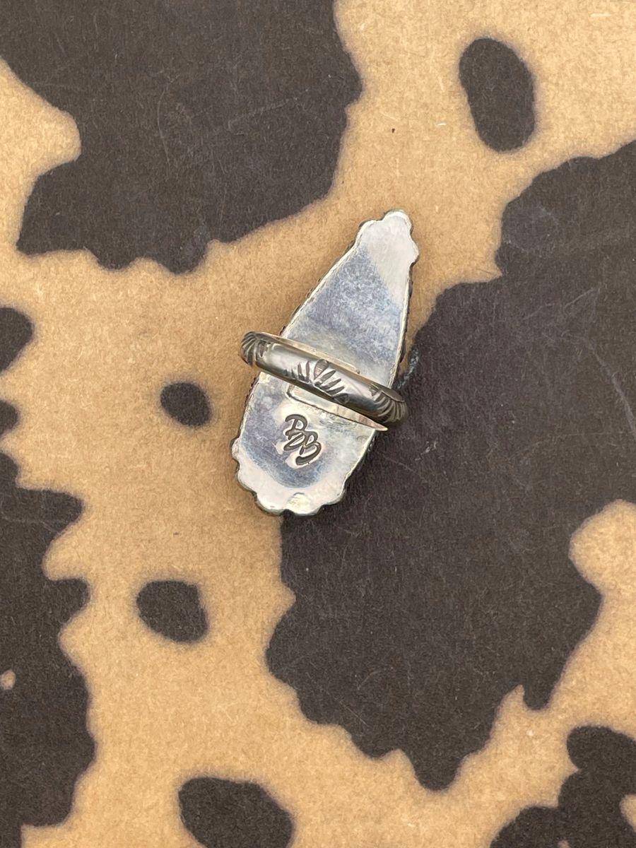 Caden-Blue Dahlia Turquoise Statement Ring