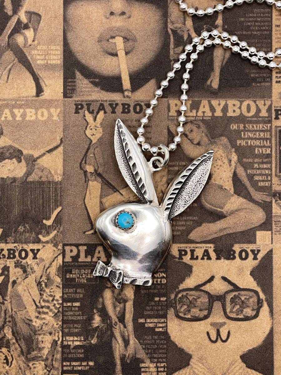 Parker-Vintage Playboy Bunny Sterling Silver Choker Necklace