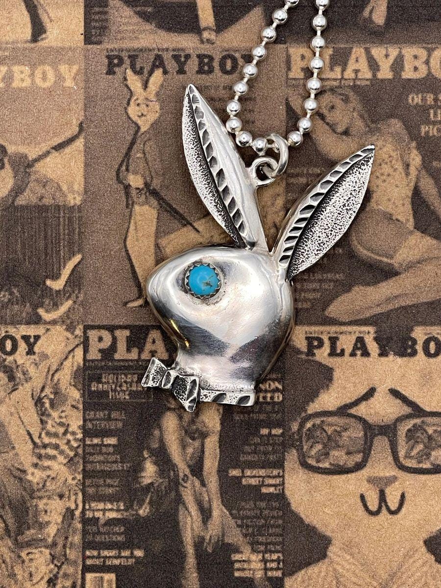 Parker-Vintage Playboy Bunny Sterling Silver Choker Necklace