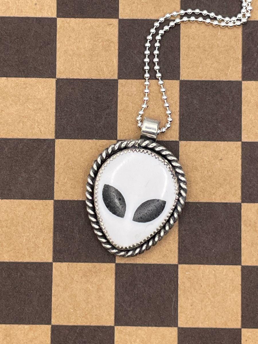 Tucker-White Trustone Alien Sterling Silver Pendant