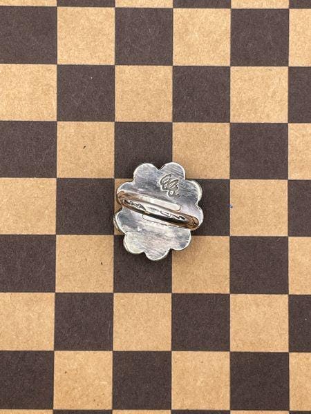 Tripp-Black Trustone Alien Ring with Chain Detail